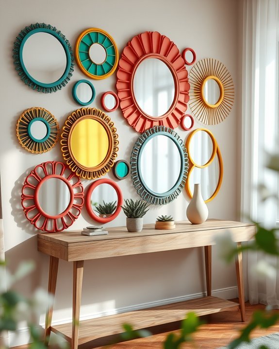 vibrant decorative mirror designs