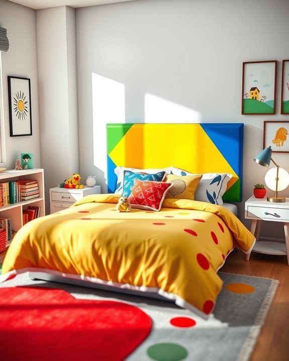 vibrant diy headboard ideas