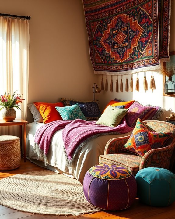 vibrant eclectic bohemian decor
