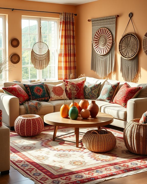 vibrant ethnic prints elevate