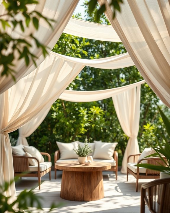vibrant fabric canopy designs