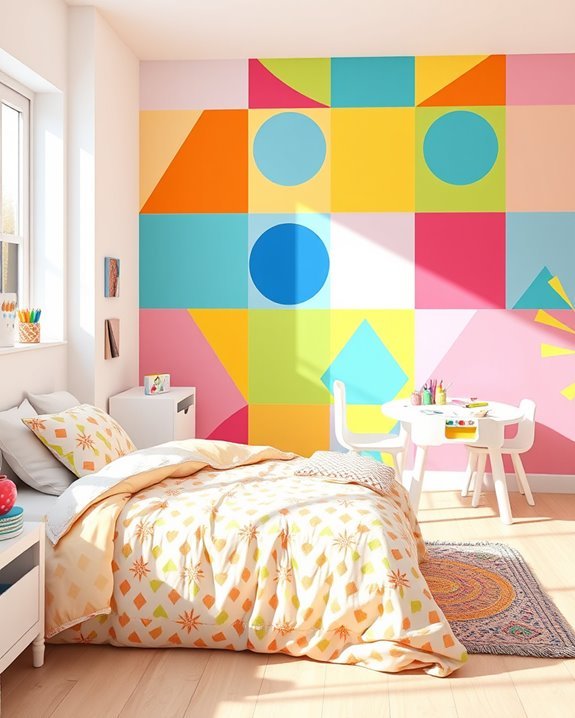 vibrant geometric patterns design