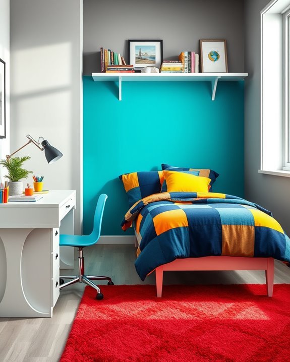 vibrant hues energize spaces