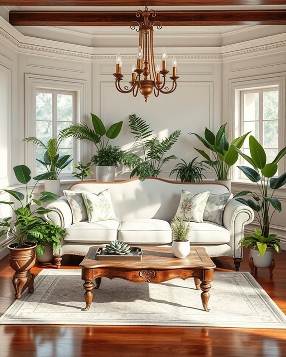vibrant indoor plant arrangements