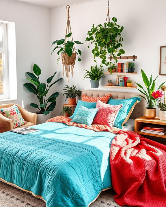 vibrant indoor plant decor