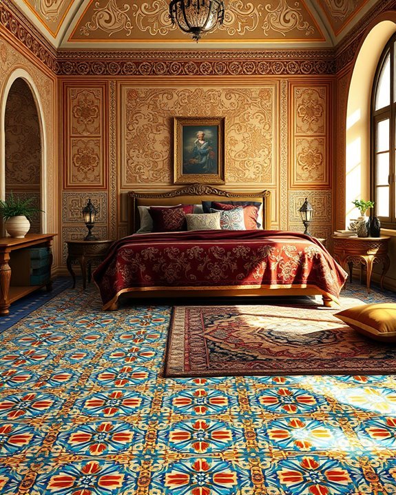 vibrant intricate mosaic patterns
