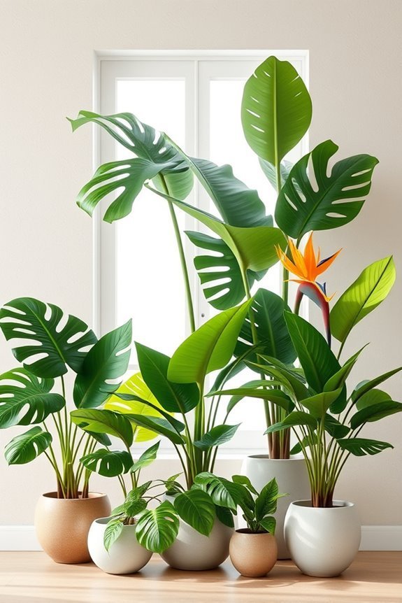 vibrant low maintenance tropical decor