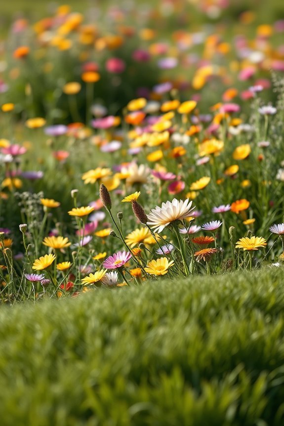 vibrant low maintenance wildflower meadows