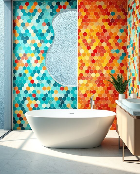 vibrant mosaic tile designs