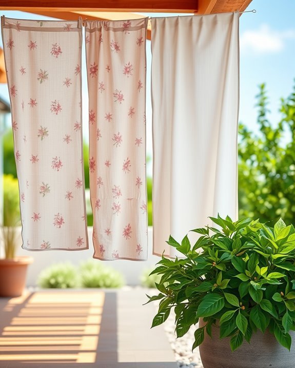 vibrant outdoor fabric banners