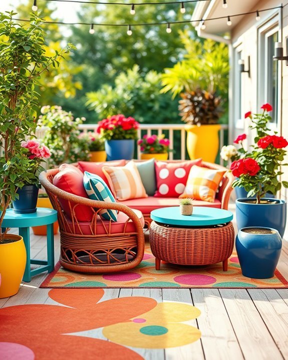 vibrant outdoor space transformation