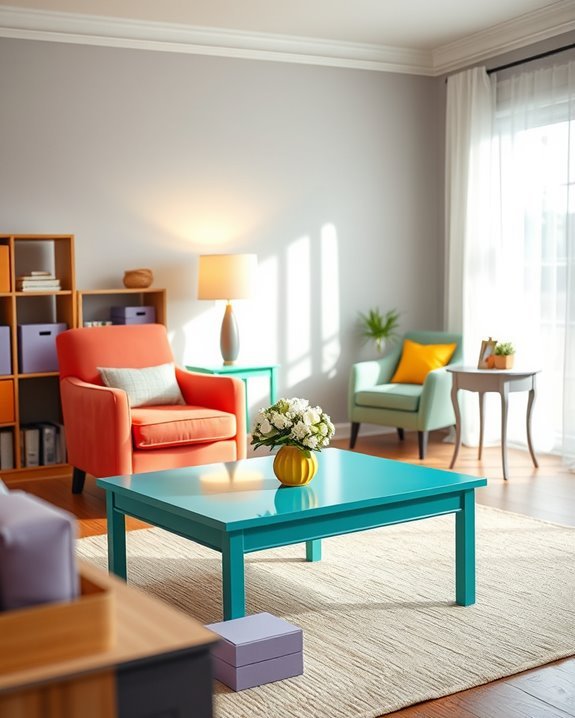 vibrant personalized furniture transformation