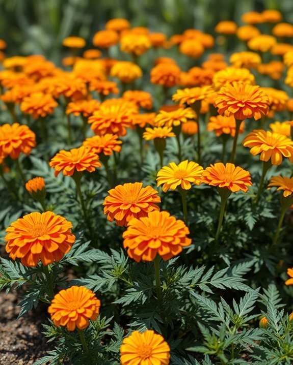 vibrant pest repelling blooms