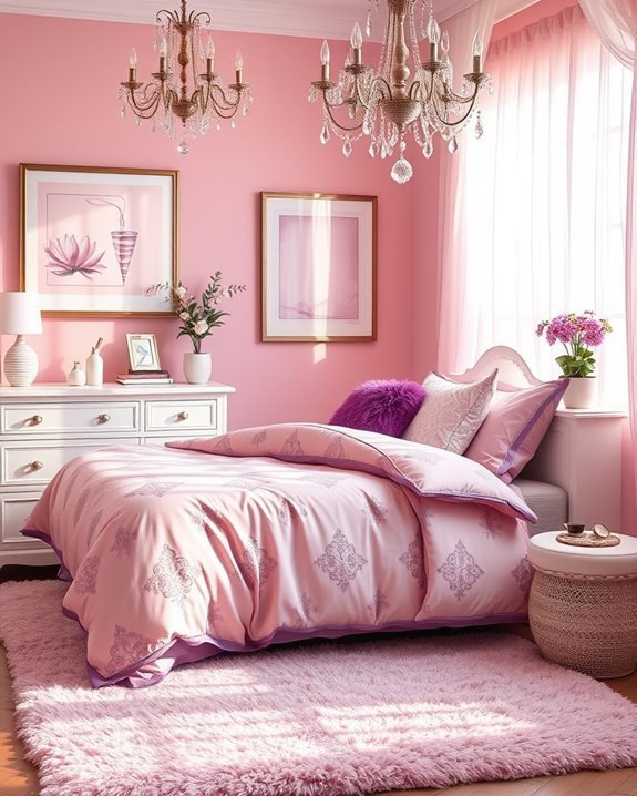 vibrant pink purple fusion