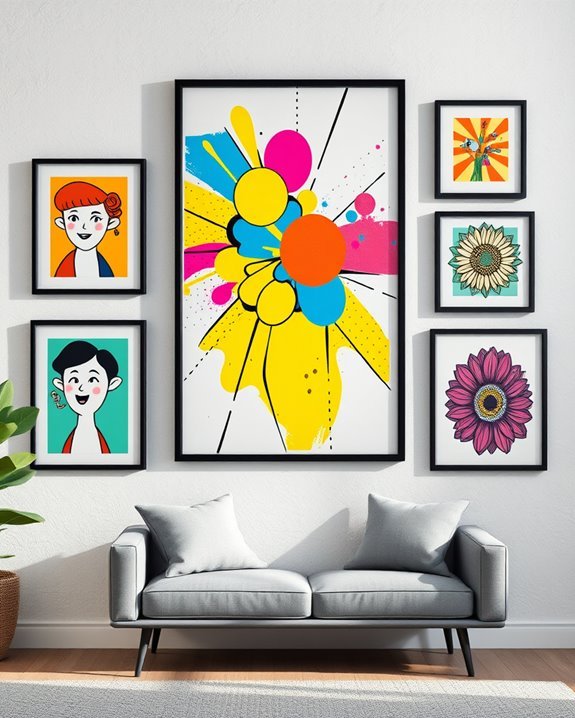 vibrant pop art collection