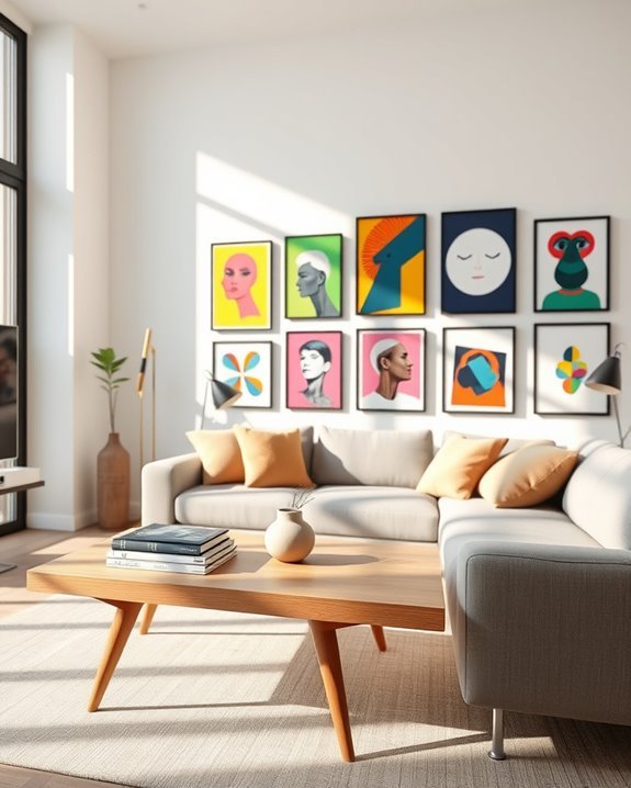 vibrant pop art prints