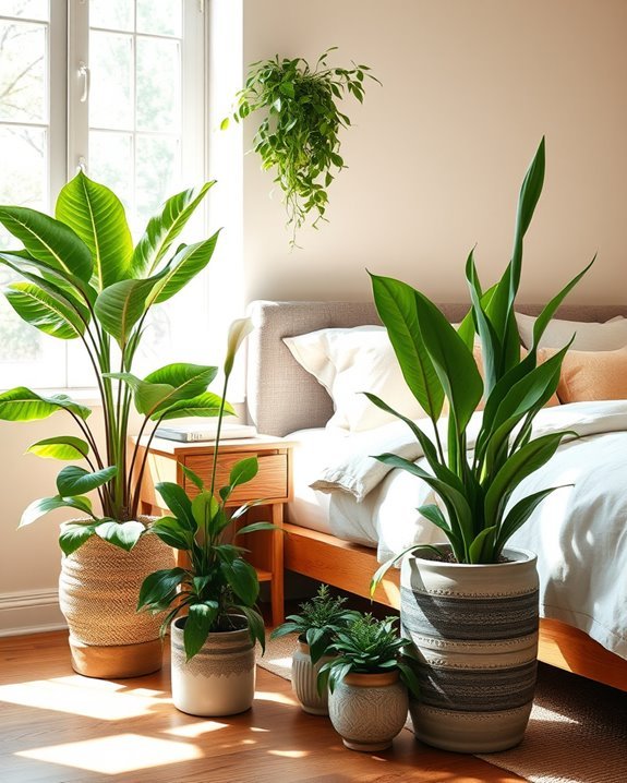 vibrant potted plant decor