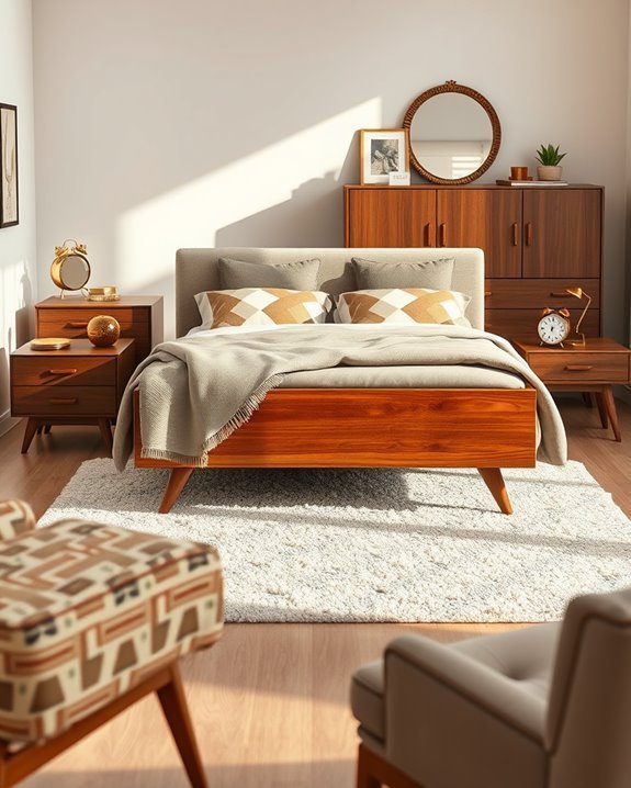 vibrant retro furniture charm