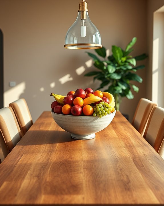 vibrant seasonal fruit centerpiece