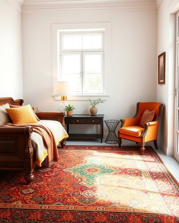 vibrant statement rugs transform spaces