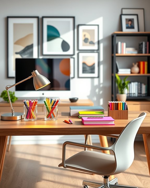 vibrant supplies for productivity