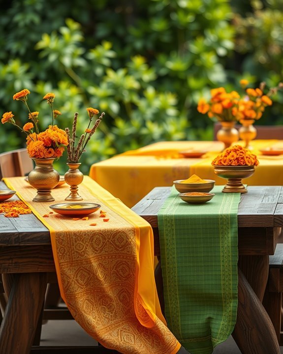 vibrant table aesthetics celebration