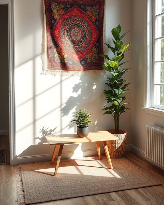 vibrant tapestry for decor