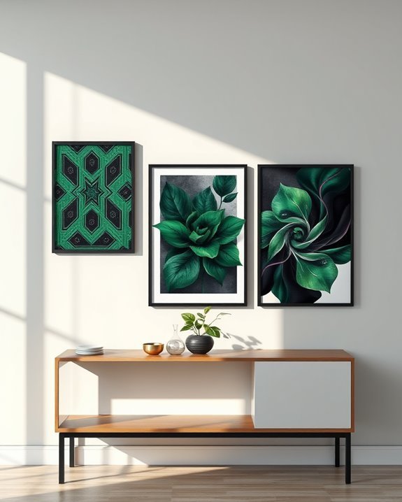 vibrant textured fabric art