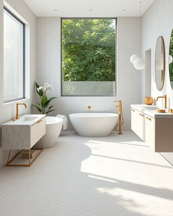 vibrant tiles for bathrooms