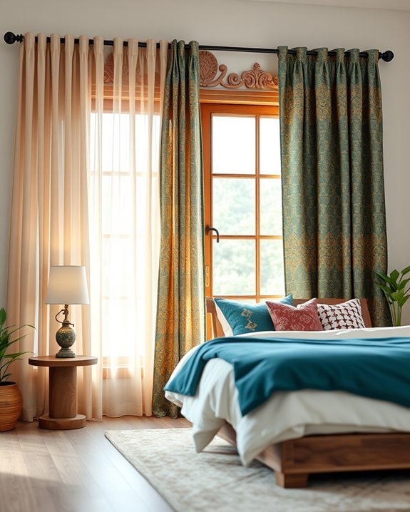 vibrant window treatment options