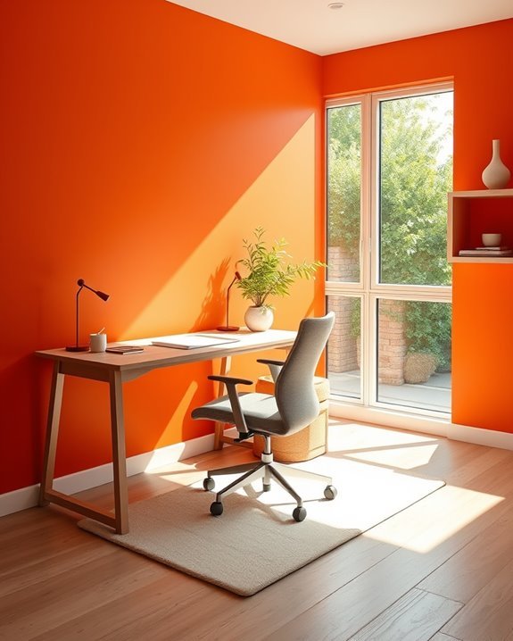 vibrant workspace for creativity