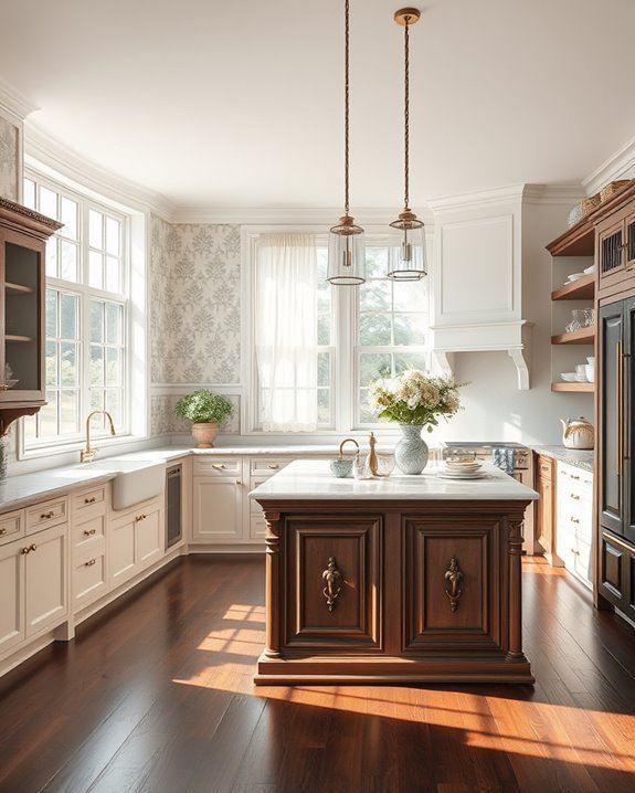 victorian accent wall elegance