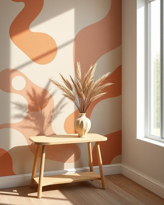 vintage abstract art charm