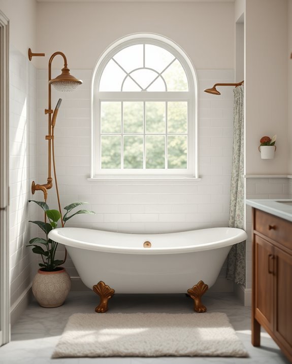 vintage bathroom charm enhancements