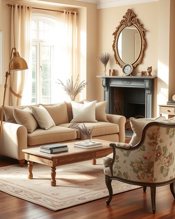 vintage beige decor elegance