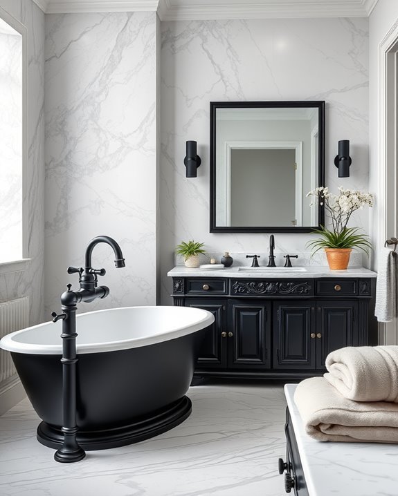 vintage black hardware elegance