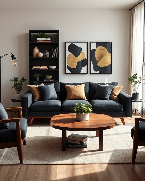 vintage black wood charm