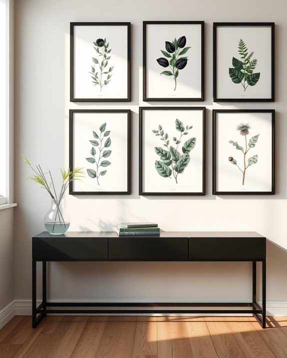 vintage botanical wall art