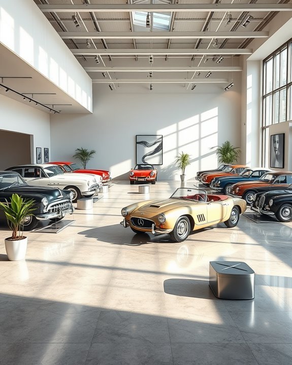 vintage car display design