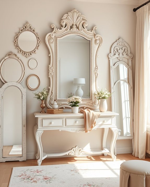 vintage charm dressing mirrors