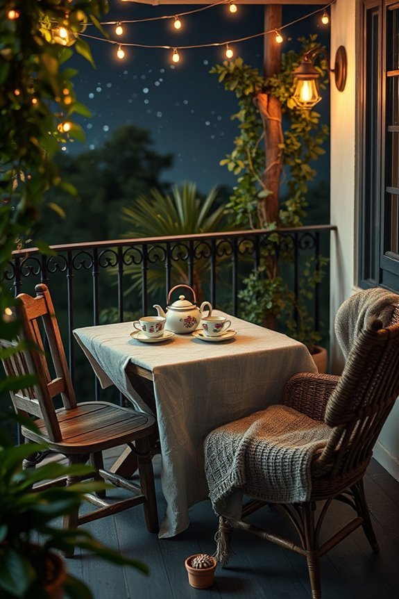 vintage charm for balconies