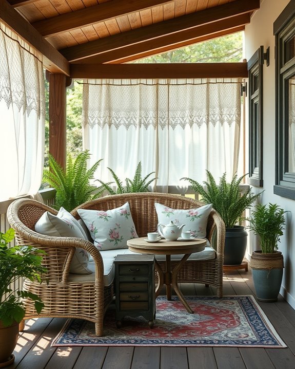 vintage charm for balconies