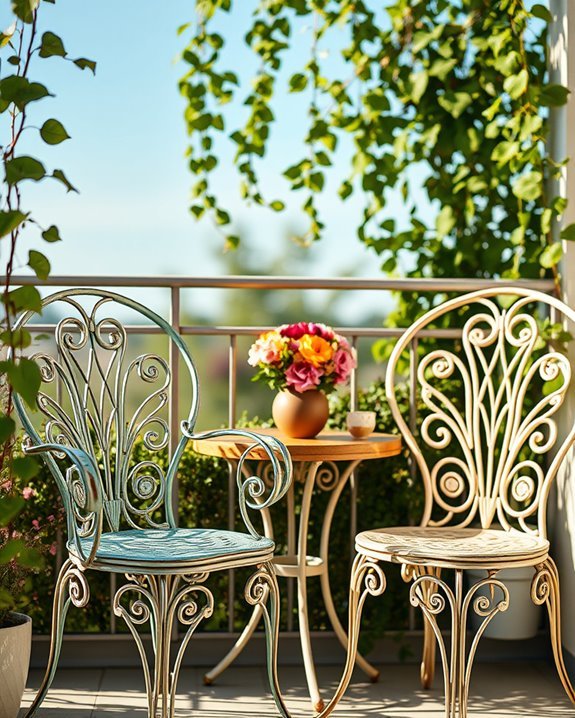 vintage charm for balconies