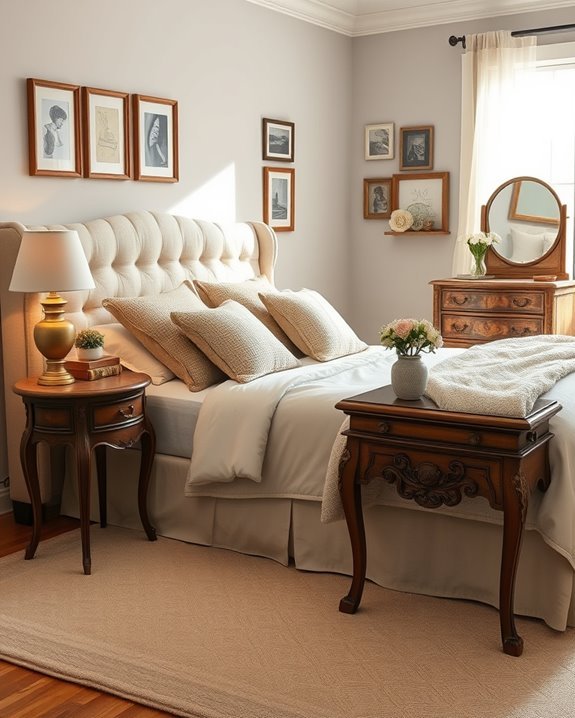vintage charm for bedrooms