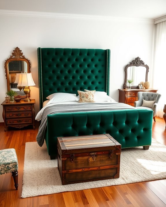 vintage charm for bedrooms