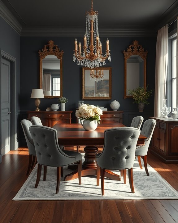 vintage charm for dining