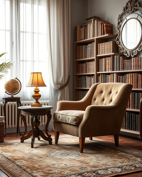 vintage charm for reading