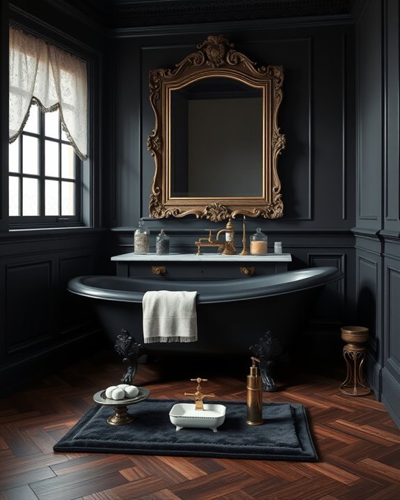 vintage charm in bathrooms