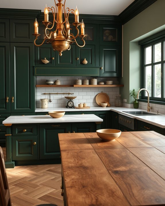 vintage charm in green