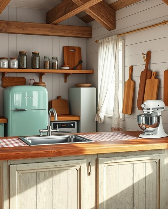 vintage charm in kitchens
